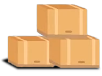 Cardboard boxes