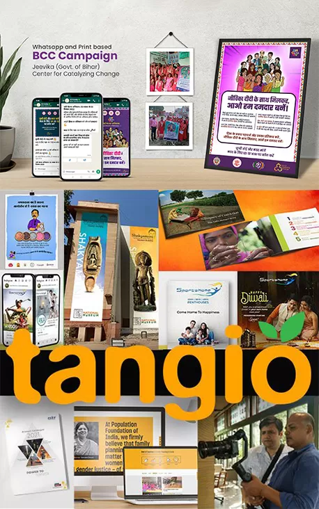 Tangio about image Tangio | Creative Branding And Design Studio In Delhi, India