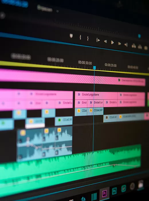 editing and production Creative Design Studio & Media Production Studio in Delhi